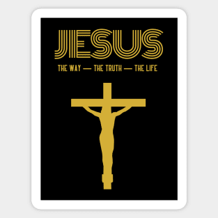 Jesus - The Way, The Truth, The Life Sticker